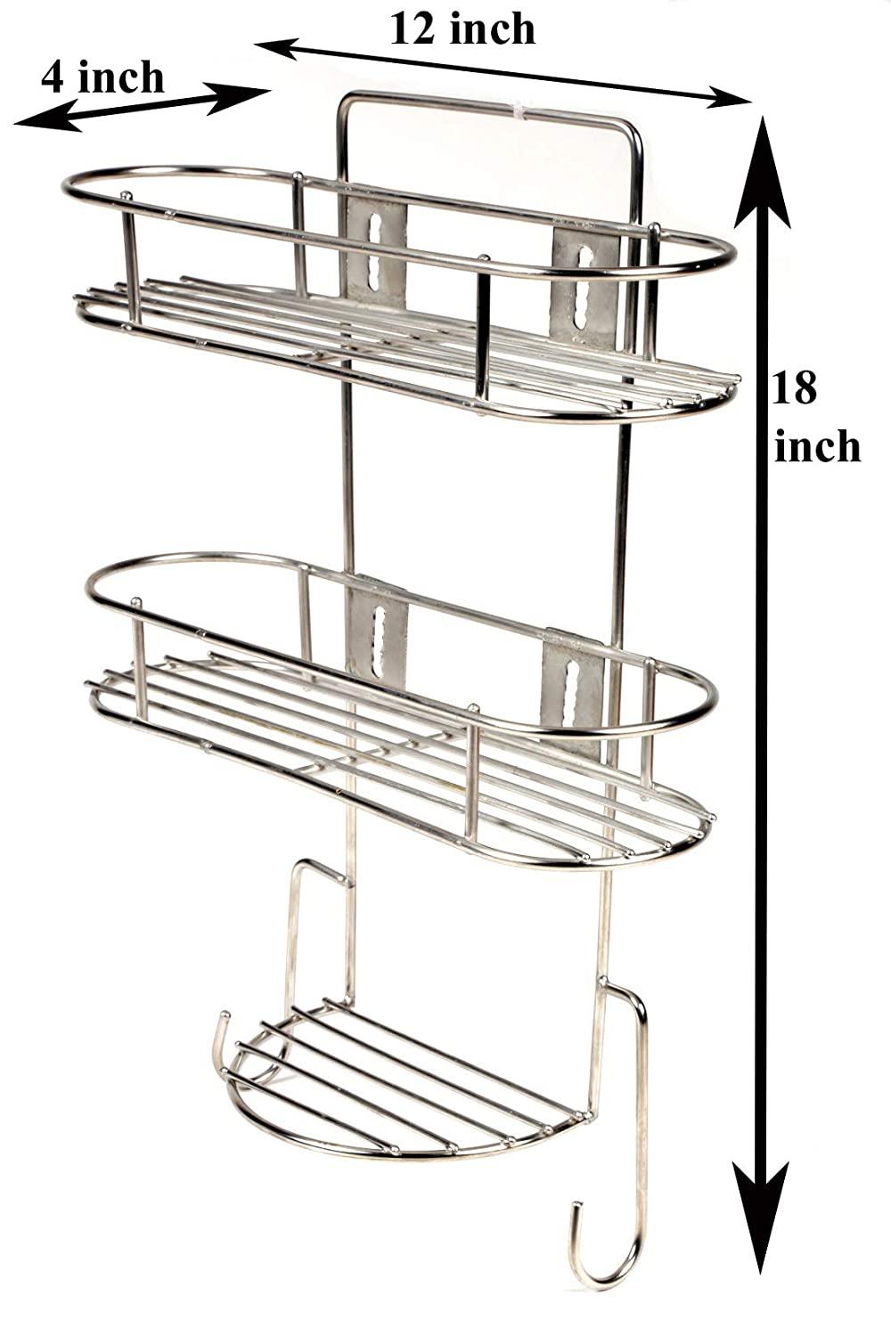 18 inch bathroom shelf