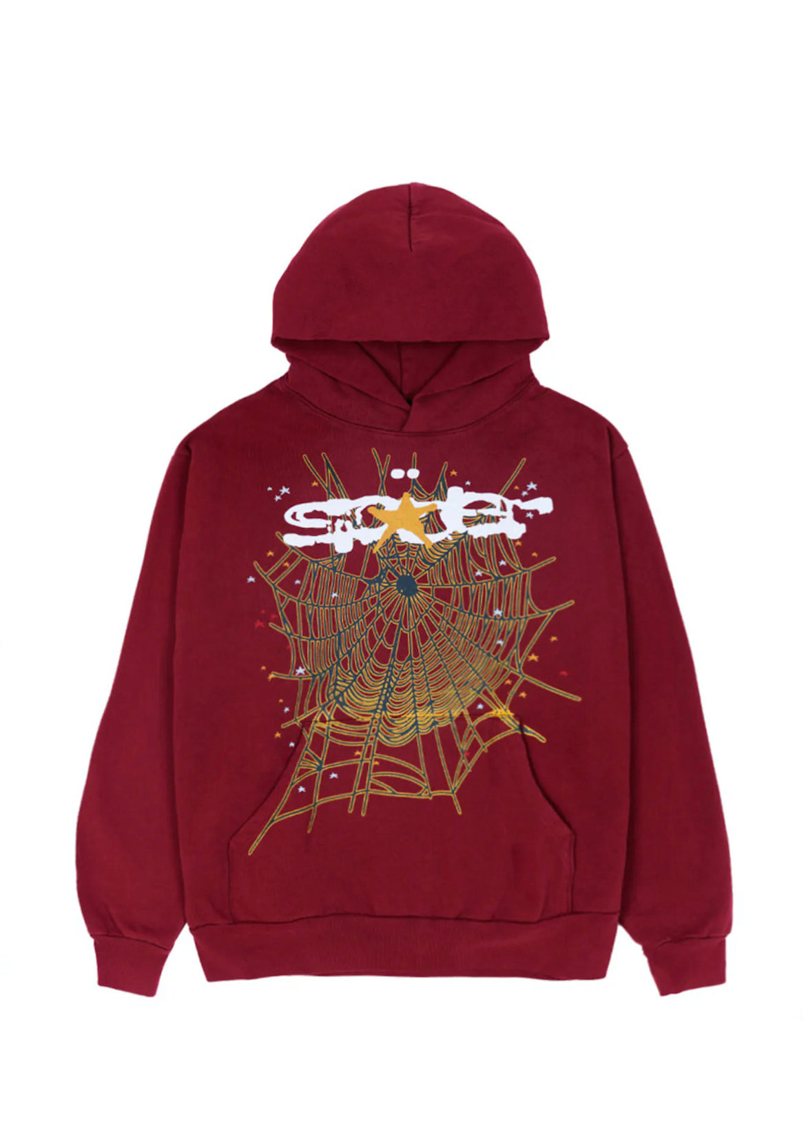 SP5DER Logo Hoodie “Maroon” - Heaven Sneaker Shop