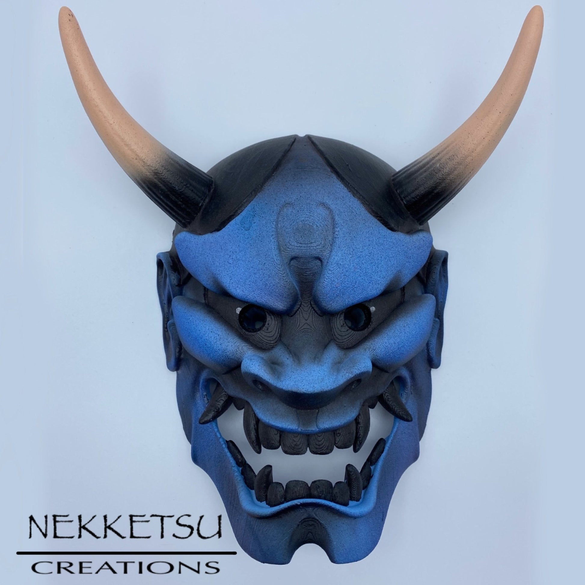 blue hannya mask