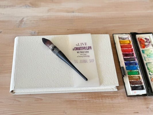 Watercolor Lay Flat Journal Sketchbook with 300gsm Fabriano Artistico –
