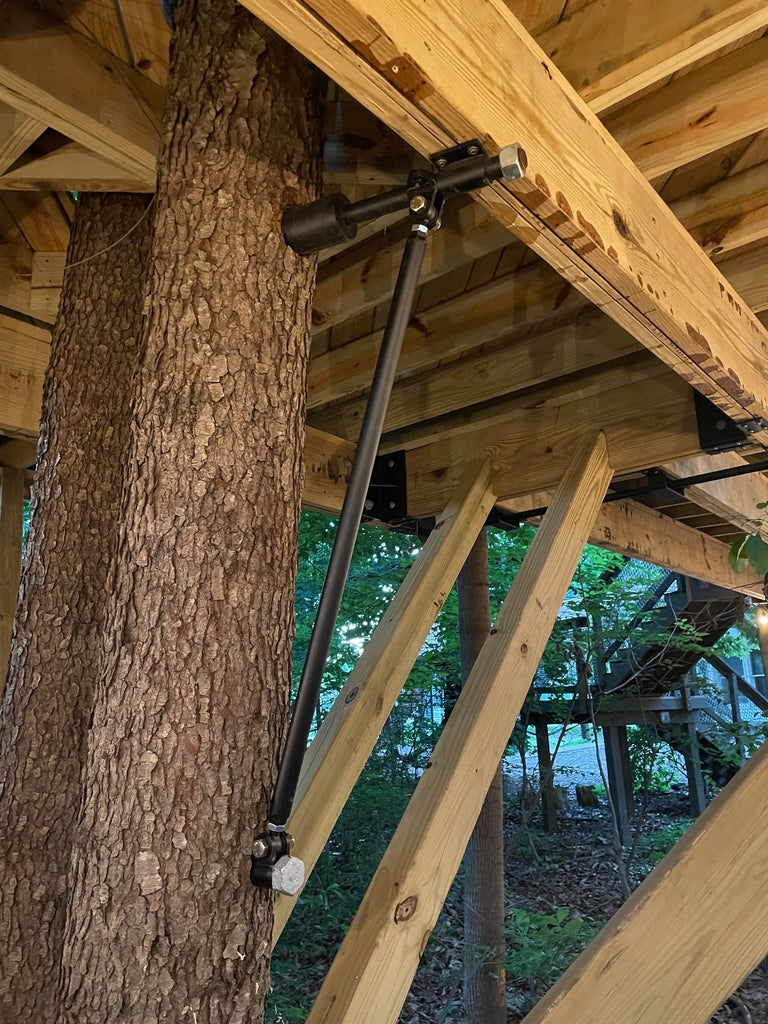 TREE HOUSE ATTACHMENT BOLT REINFORCEMENT SYSTEM