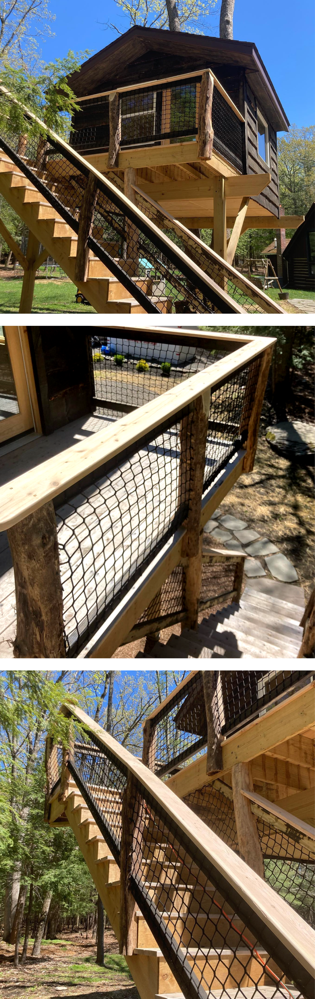outdoor stair and deck Railing nets
