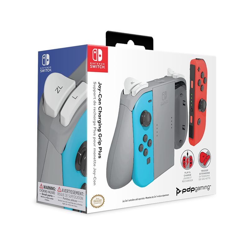 Har råd til champignon svale Nintendo Switch Joy-Con Charging Grip Plus