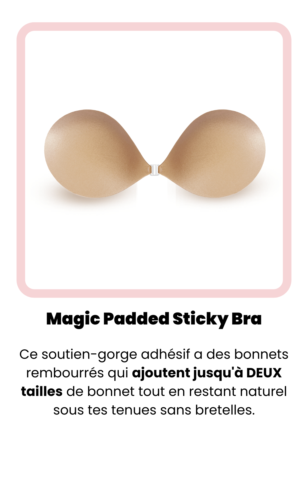 Magic Padded Sticky Bra | Cocoa