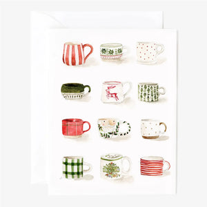 Christmas Mugs Notecards - Lake And Laurel Company