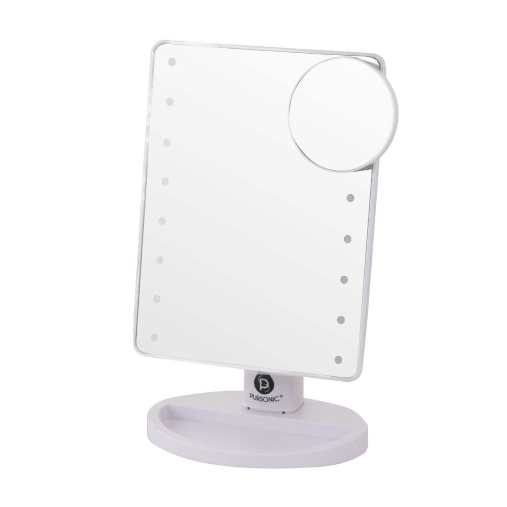 product-image-Pursonic Detachable Vanity Mirror with LED Lighting