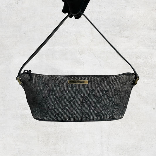 Louis Vuitton Vintage - Monogram Mini Lin Pochette Bag - Grey - Monogram  Leather Handbag - Luxury High Quality - Avvenice