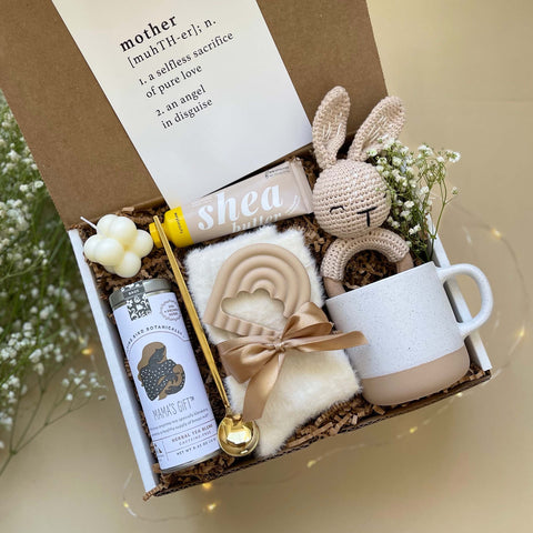 Deluxe New Mom & Baby Gift Box for Women