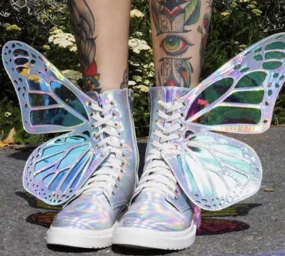 Blinkee Light Up Aqua Fairy Butterfly Wings