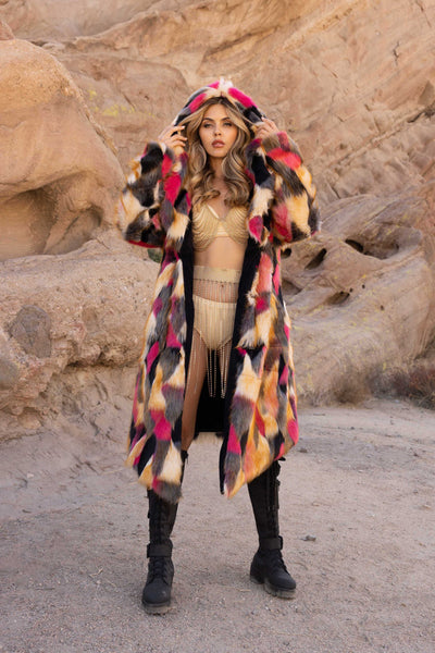 Women fake fur Coat