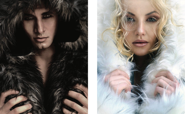 men and womens faux fur coats