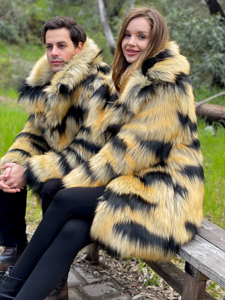 luxury faux fur coats