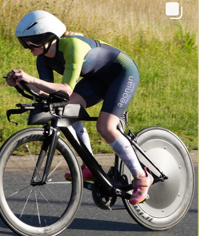 Prime wheels fitted with an EZ Disc to help you go faster in triathlon and time trial cycling
