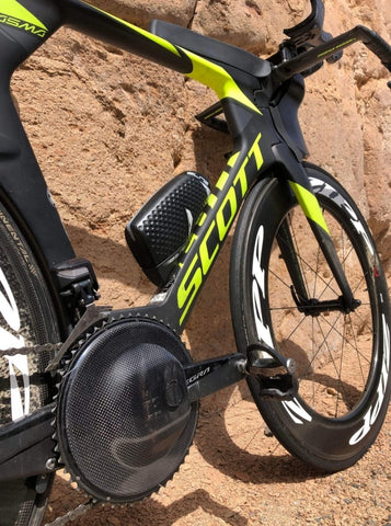 EZ Aero-Kettenblattabdeckung für Shimano-Kurbelgarnituren, um beim Triathlon und Radfahren schneller zu fahren