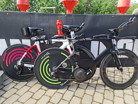 EZ Disc instalado en ruedas CES para que vayas más rápido en triatlón y ciclismo con ganancias aerodinámicas