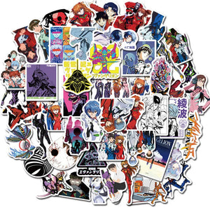 Neon Genesis Evangelion Sticker Pack - Oni Senpai - Neon Genesis Evangelion Sticker