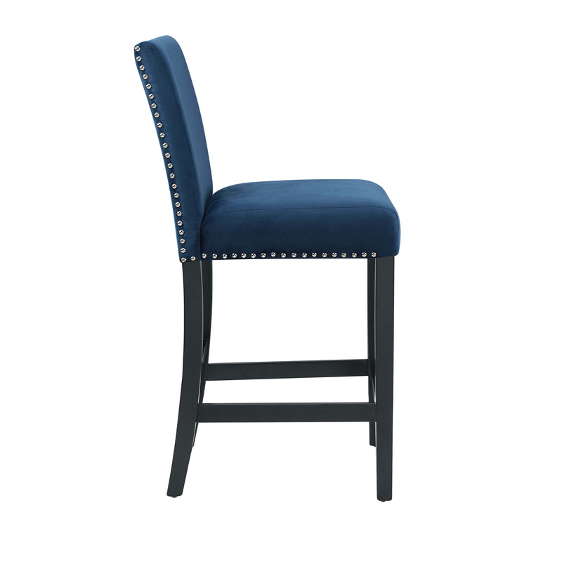 Celeste Counter Height Chair  Blue (2 Per Carton) - Bien Home Furniture & Electronics