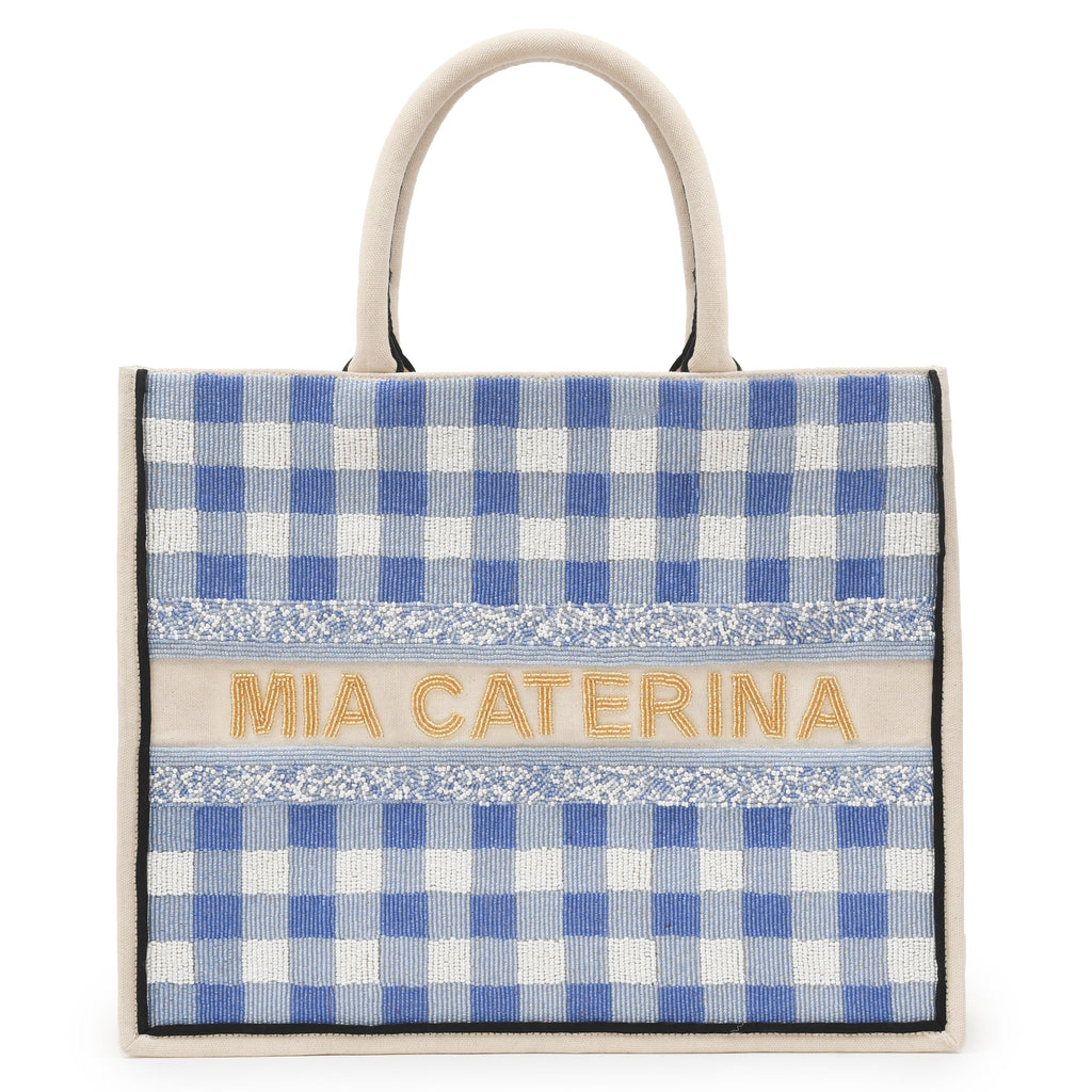 Madeleine Tote - Garden Party Blue