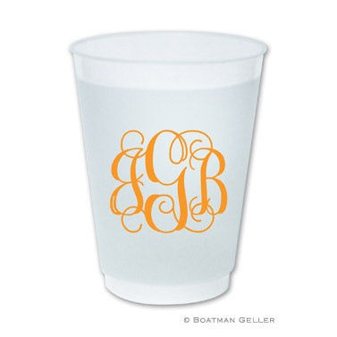 Monogrammed Frost Flex Cups - Boatman Geller