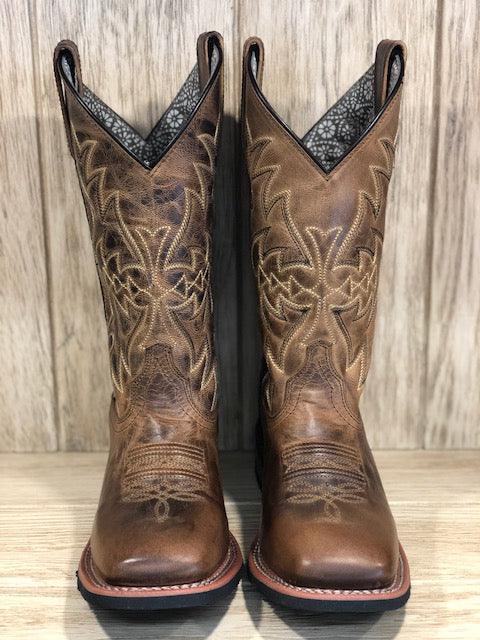 womens square toe short cowboy boots