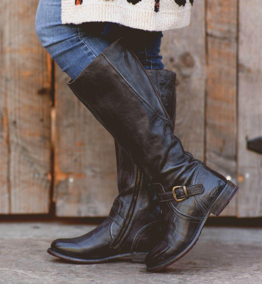 Bed|Stu Becca Short Boot - Dark Teal Lux 8