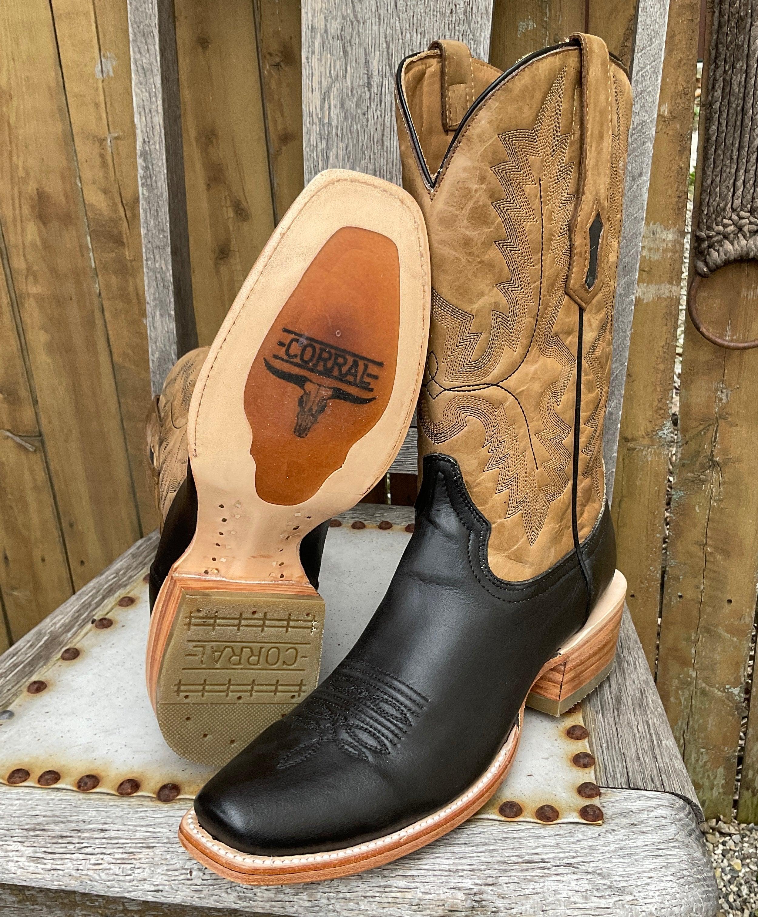 narrow square toe cowboy boots