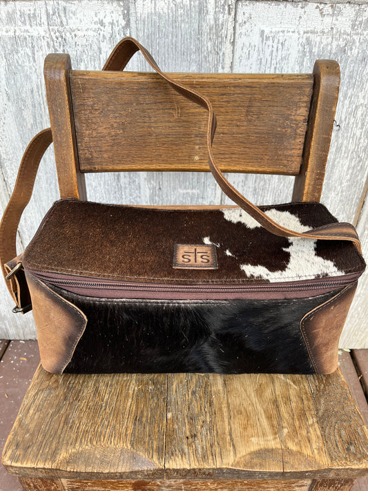 Upcycled LV Genuine Leather Cowhide Makeup Bag – Anagails