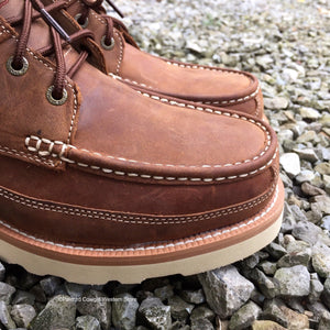 crepe sole steel toe boots