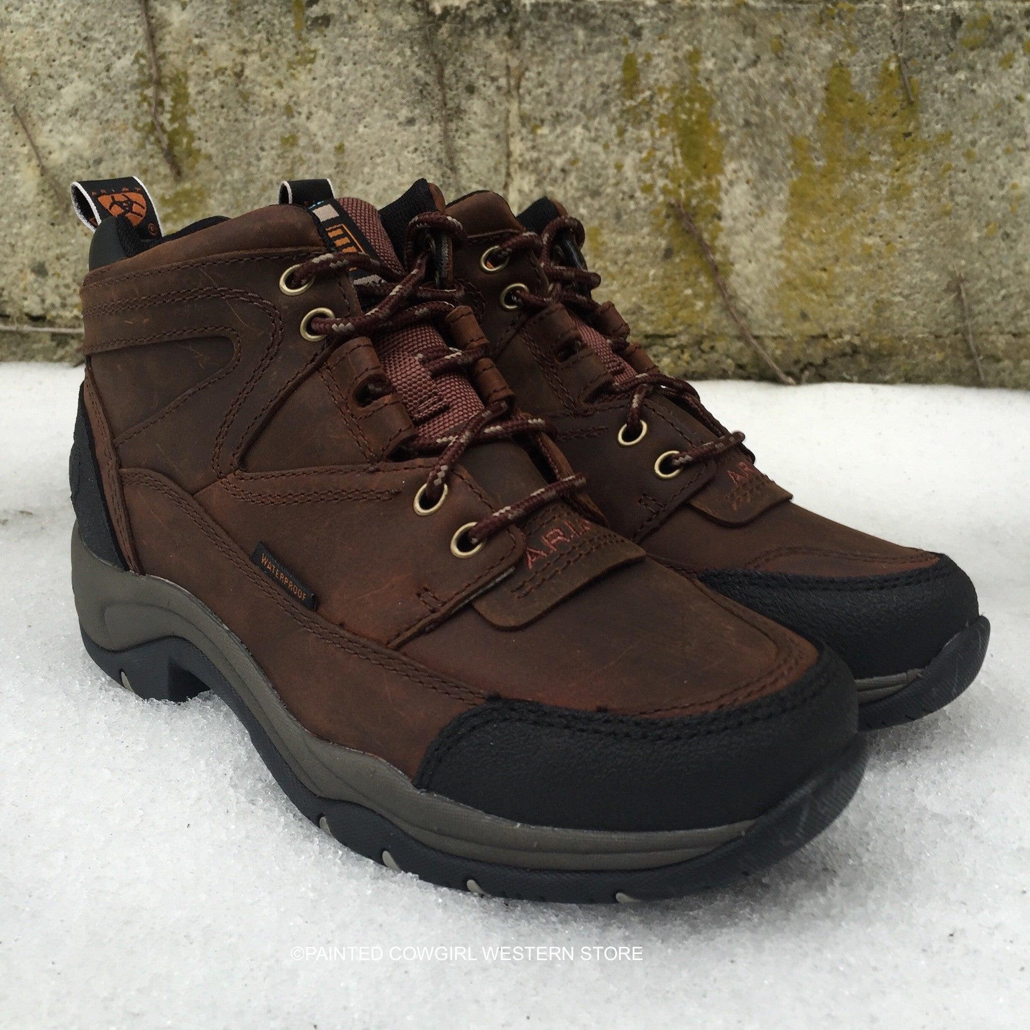 ariat waterproof lace up boots