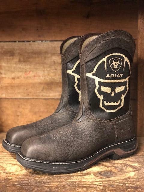 ariat men's workhog steel toe work boots