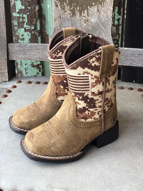 ariat camo square toe boots