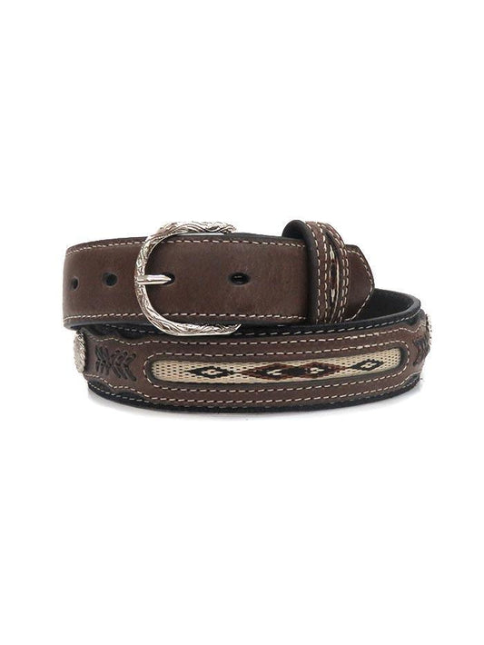 Nocona Sunflower Tooled Ladies Belt