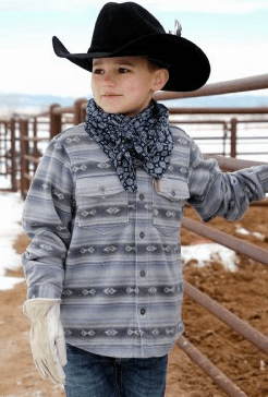 Wrangler Boy's Sherpa Lined Denim Jacket 1084256RT – Painted Cowgirl Western  Store