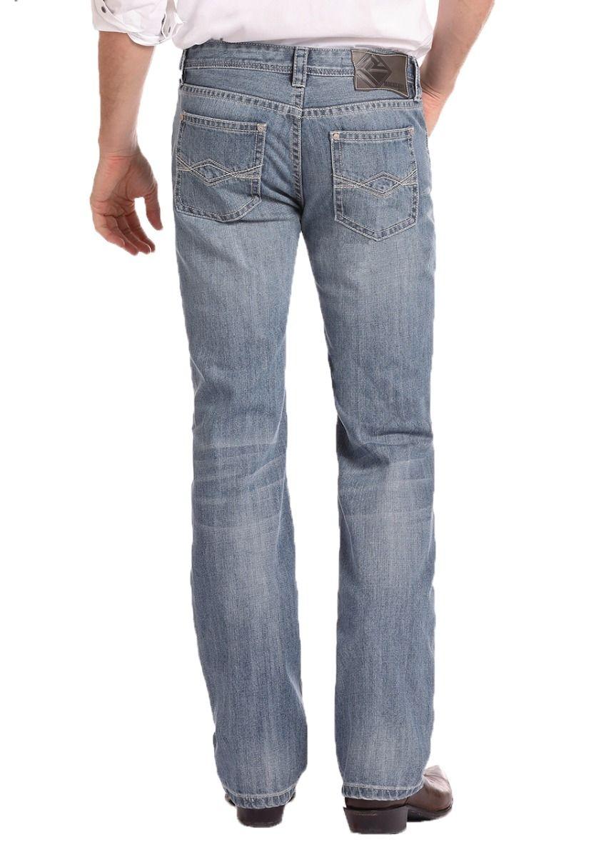 medium wash straight leg jeans