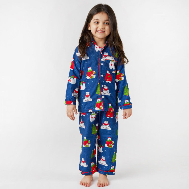 polar bear pajama set