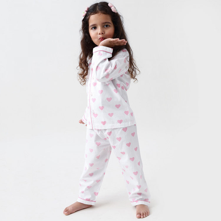 hearts pajama set