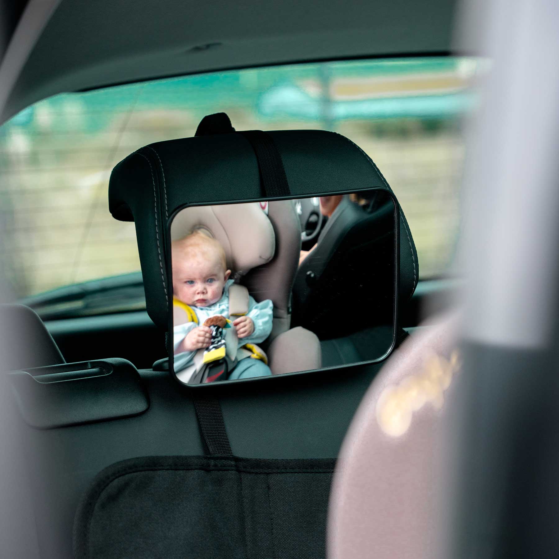 Itomoro Miroir de voiture pour bébé, vue du bébé sur le siège arrière avec  large vue cristalline, caméra destinée à bébé pour observer facilement  chaque mouvement de bébé : : Jeux et