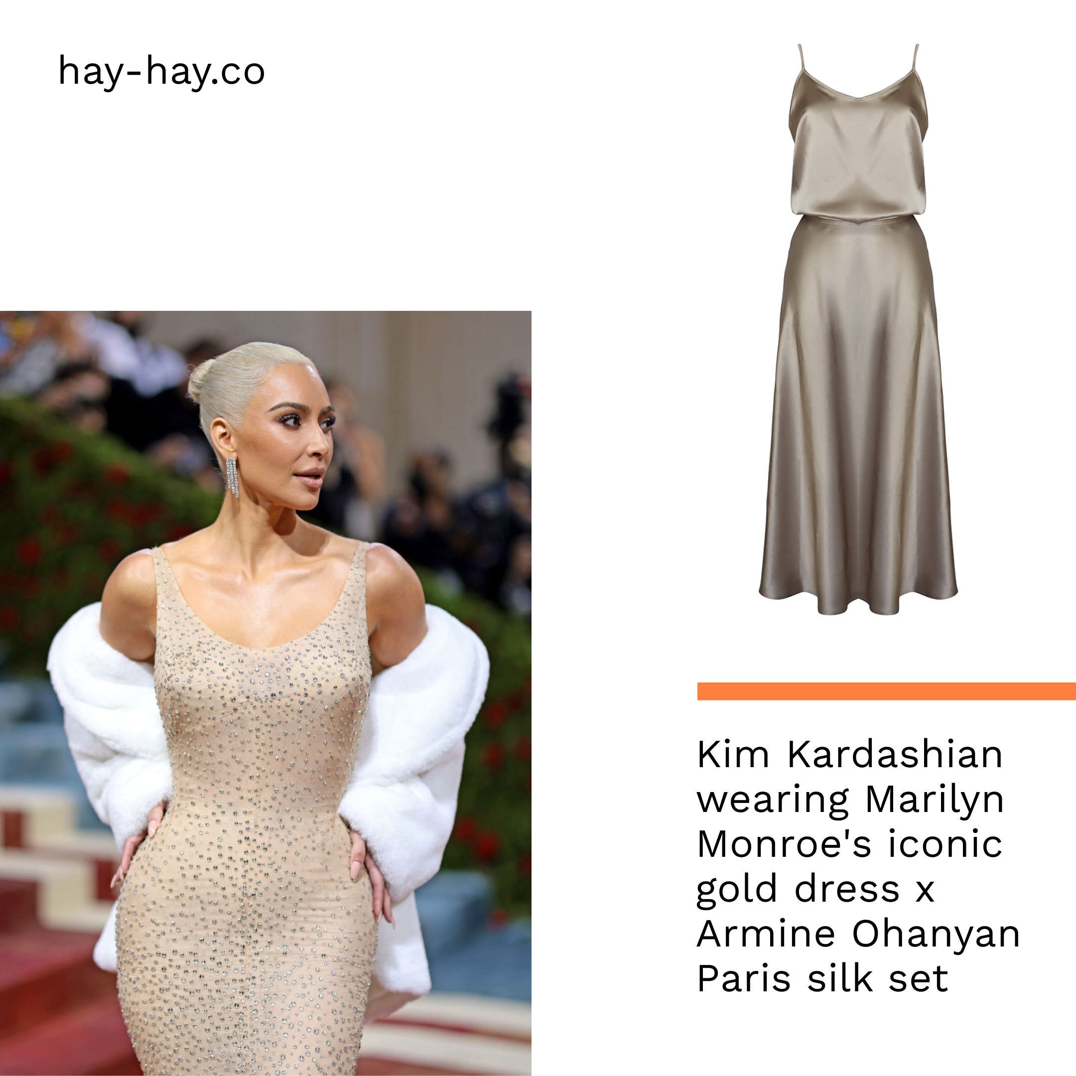 AI created visual for hay-hay met gala with Kim Kardashian