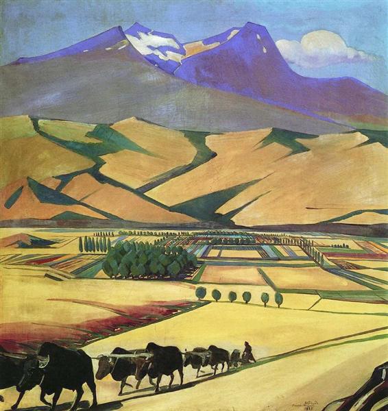 Martiros Saryan, Aragats, 1925