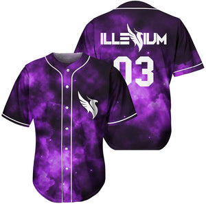 Purple Galaxy Illenium Rave Jersey - Radiant Ravewear