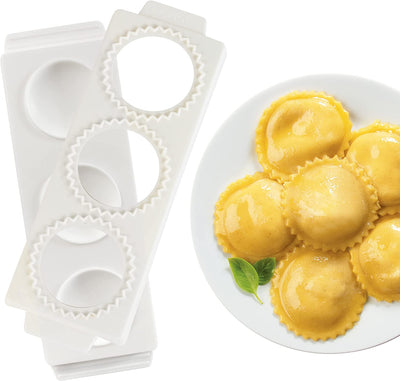 BakeDeco Cavatelli Maker with Nonstick Coating and Wooden Rollers