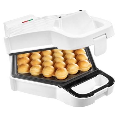 Cucinapro Mini Donut Maker - Electric Non-Stick Surface Makes 7 Small Doughnuts, Decorate or Ice Your Own for Kid Friendly Dessert or Snack- Unique