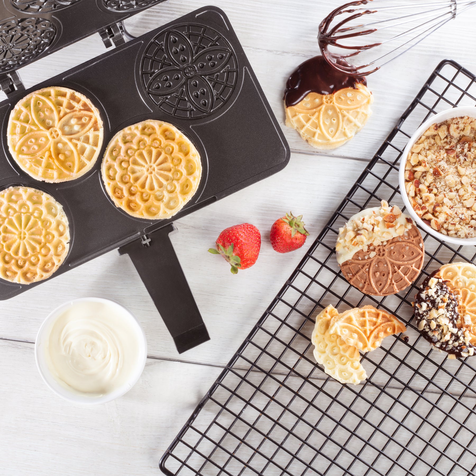 cucina pro pizzelle baker