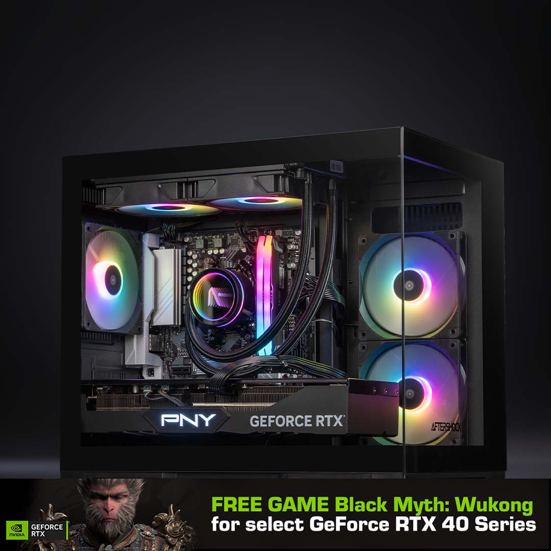 Zeal M AMD Ryzen 7 7800X3D+ RTX 4080 Custom Gaming AFTERSHOCK PC