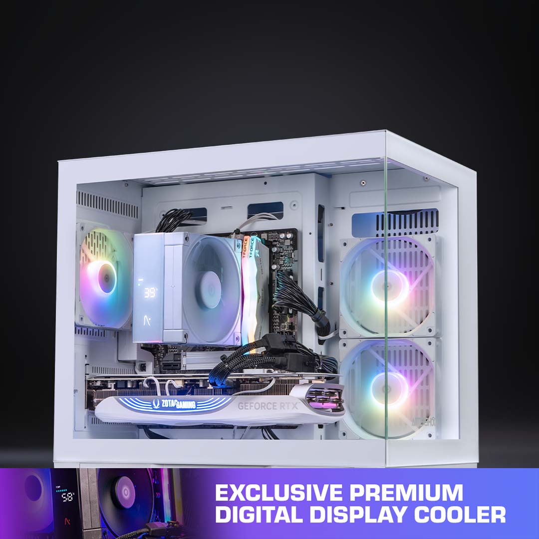 ZealM White Ryzen 7 7700 + RTX 4070Ti Super Custom Gaming PC