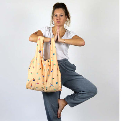 Yoga Girls Reusable Shopping Bag - Medium