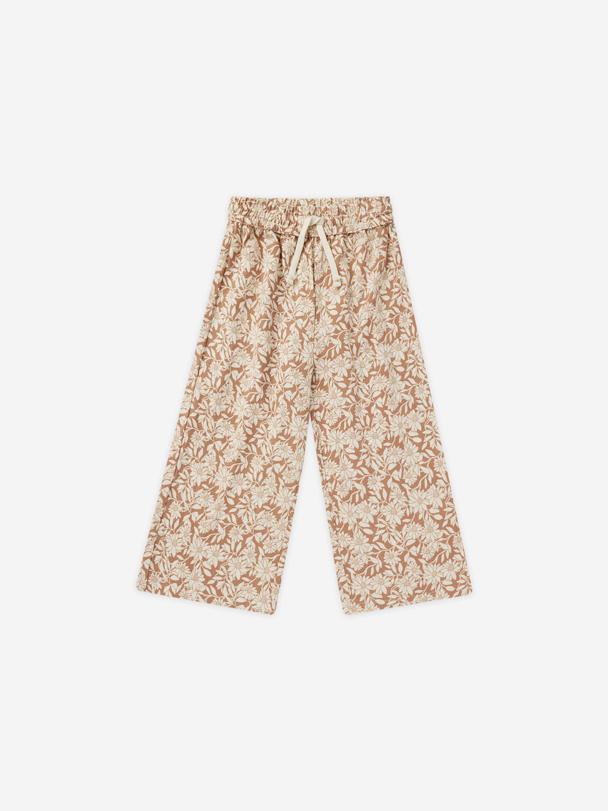 Sunflower Wide Leg Linen Pants - Dainty Hooligan