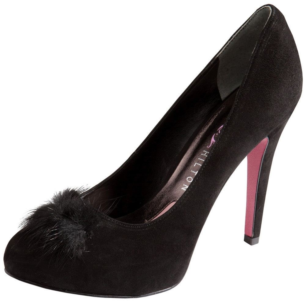 Adanna - Black Suede | Paris Hilton