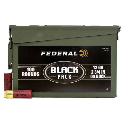 Federal Black Pack 12ga 00 Buckshot Ammunition (100rds) 89.99 + 20 usd rebate( max 5) 16955_a_large