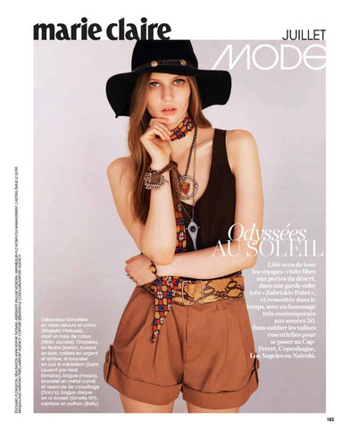 Magazine Marie-Claire chapeau feutre